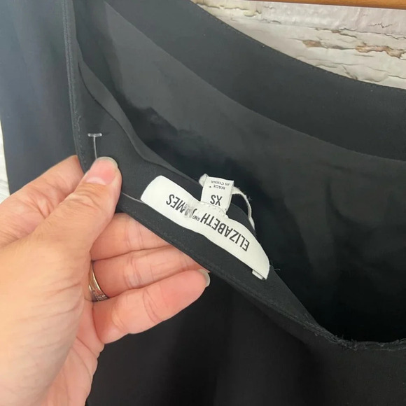 Elizabeth and James black dress size xs long sleeve - Picture 7 of 8